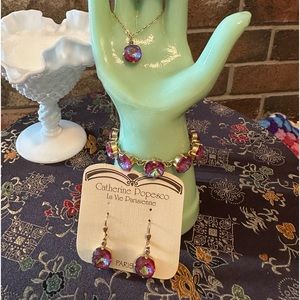 Catherine Popesco Blue Ruby 3 piece set